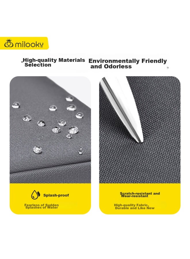 Milooky Laptop Sleeve For 13/13.3/13.6-inch Laptops, Compatible With Huawei, Apple, Lenovo, Xiaomi, Protective Case - Image 4