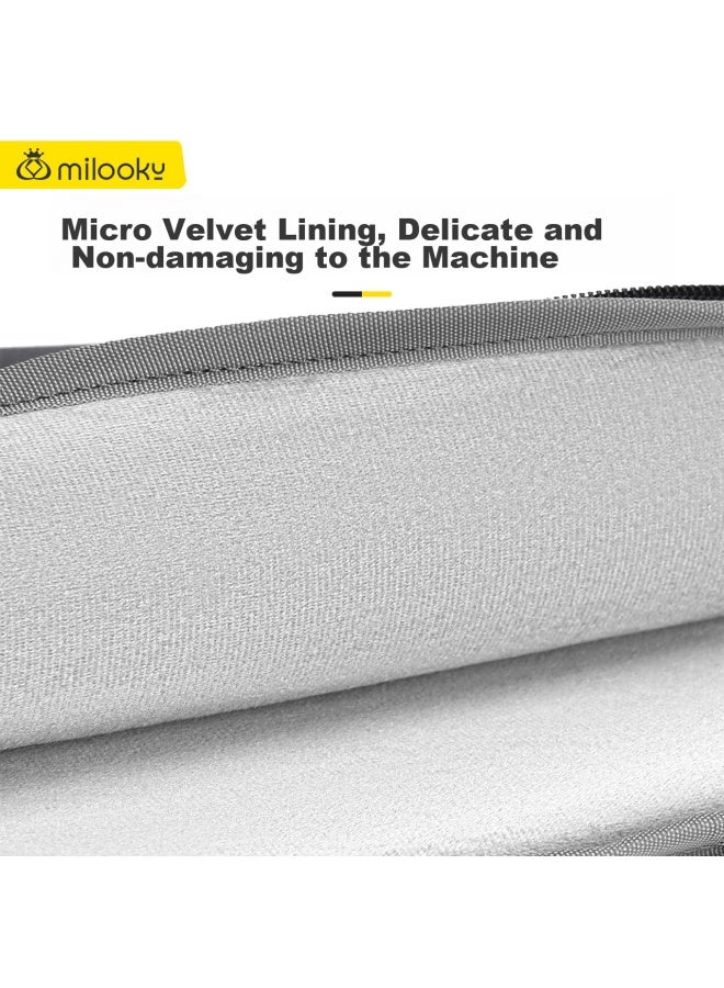Milooky Laptop Sleeve For 13/13.3/13.6-inch Laptops, Compatible With Huawei, Apple, Lenovo, Xiaomi, Protective Case - Image 2