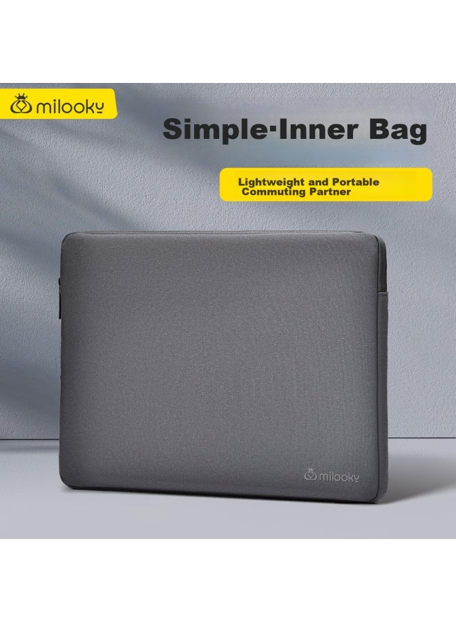 Milooky Laptop Sleeve For 13/13.3/13.6-inch Laptops, Compatible With Huawei, Apple, Lenovo, Xiaomi, Protective Case - Image 1