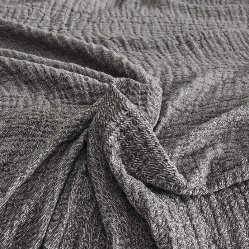 Soley | Tissou | Double 100% Cotton Muslin Pique Bedspread