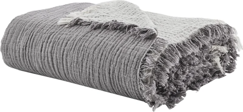 Soley | Tissou | Double 100% Cotton Muslin Pique Bedspread