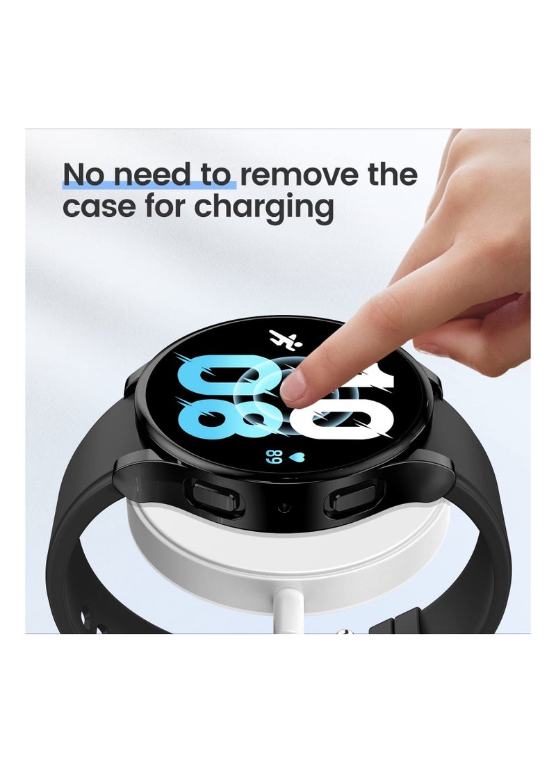 TWEGGON Samsung Watch 5 40mm Case Soft TPU Screen Protective Case for Samsung Watch 5 40mm Black Black  - Image 3