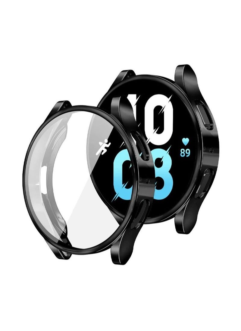 TWEGGON Samsung Watch 5 40mm Case Soft TPU Screen Protective Case for Samsung Watch 5 40mm Black Black  - Image 1