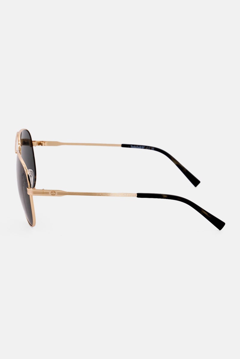 Timberland Men TB00026 Aviator Sunglasses, Gold - Image 4