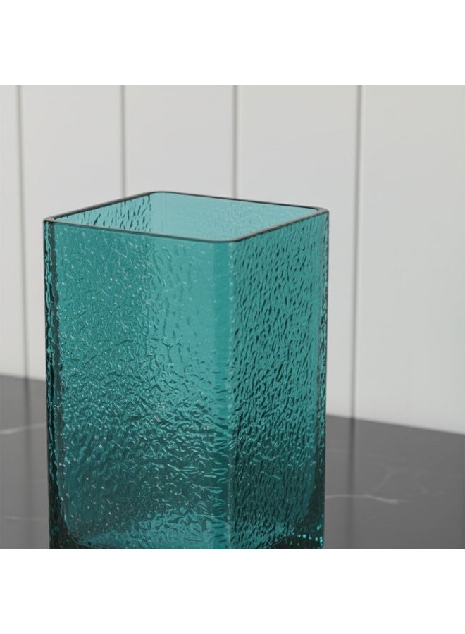 DANUBE HOME كوب زجاجي فيلورا 7.5 × 7.5 × 10.2 سم تركواز - Image 2