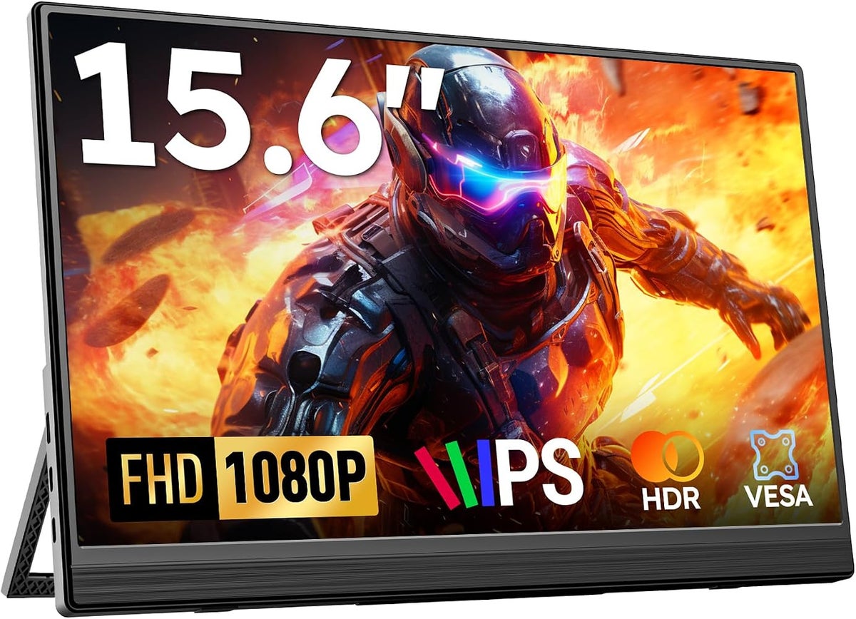 Generic Generic Dopesplay Portable Gaming Monitor Fhd 1080p Ips Lightweight External Display With Kickstand Travel Monitor For Laptop Console FHD1080p 15.6 inch Z8D001D05BDAF576B2E08Z