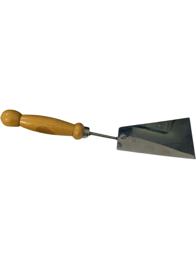 Happy Home Professional Pastry & Dessert Spatula with Ergonomic Wooden Handle and High-Grade Stainless Steel Blade, Heat-Resistant Cake and Chocolate Spreader, Icing and Ganache Smoother, Multi-Purpose Baking Tool for Lifting Cookies, Tarts, Brownies, Pastries, and Confections, Essential Tool for Professional Chefs and Home Bakers, Non-Slip Grip with Hanging Ring for Easy Storage - Image 4