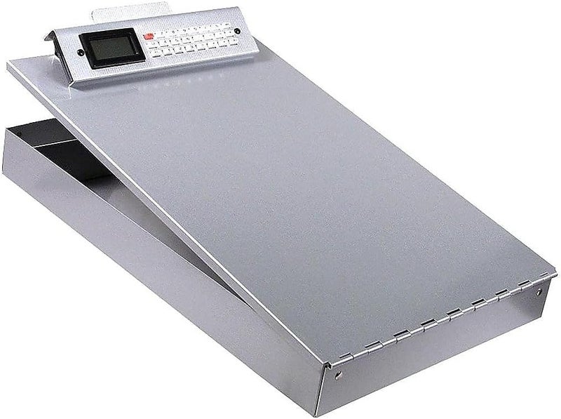Saunders 11025 Redi-Rite Aluminum Storage Clipboard 1-Inch Clip Cap 8 1/2 x 12 Sheets Silver - Image 2