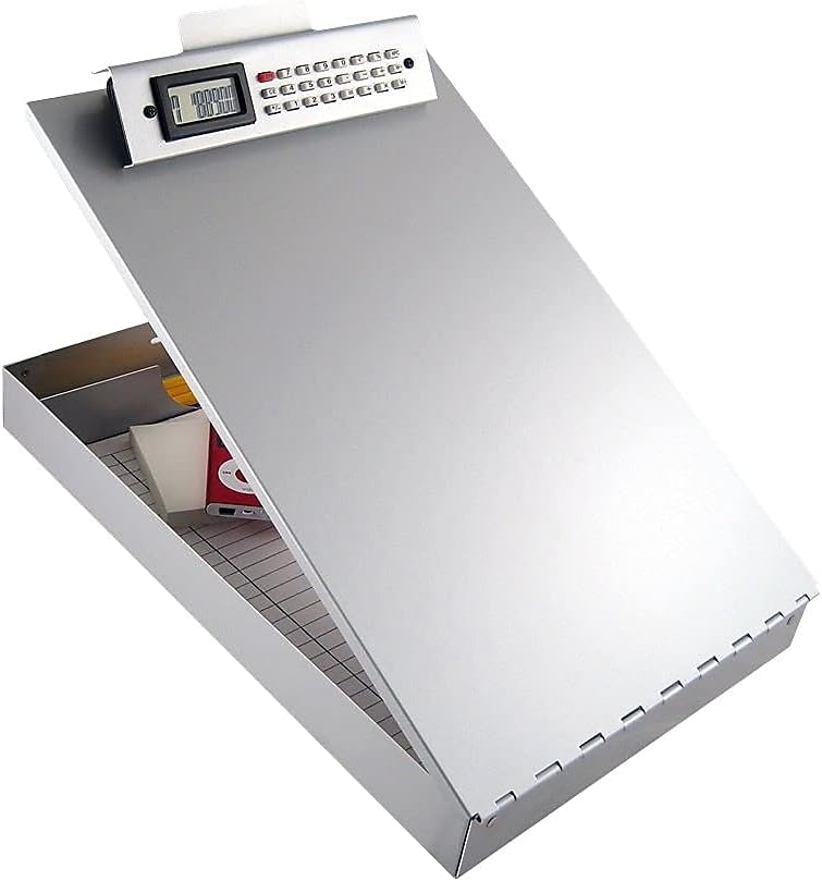 Saunders 11025 Redi-Rite Aluminum Storage Clipboard 1-Inch Clip Cap 8 1/2 x 12 Sheets Silver - Image 3