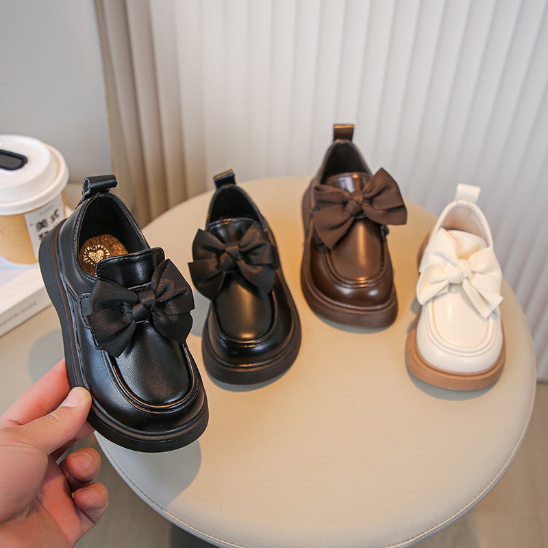 Girls'' Princess Shoes 2026 Spring and Autumn New Children''s Shoes Little Girl''s British-Style Leather Shoes Baby Girl''s Shallow Mouth Single Shoes Loafers - Image 5