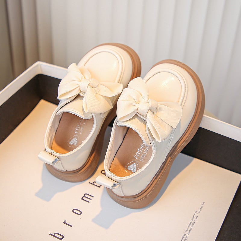 Girls'' Princess Shoes 2026 Spring and Autumn New Children''s Shoes Little Girl''s British-Style Leather Shoes Baby Girl''s Shallow Mouth Single Shoes Loafers - Image 3