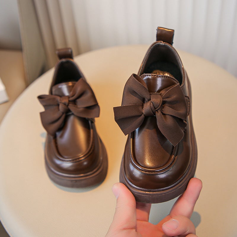 Girls'' Princess Shoes 2026 Spring and Autumn New Children''s Shoes Little Girl''s British-Style Leather Shoes Baby Girl''s Shallow Mouth Single Shoes Loafers - Image 4
