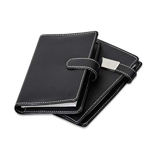 COI Black Faux Leather Yearly budget Undated Planner Suitable For Gifting Meeting Corporate Diary Perfect For Board Meeting For Man And Woman - Image 1