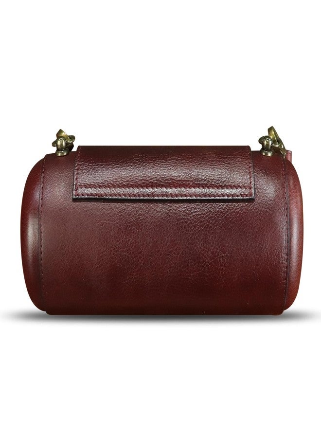 LRTO Genuine Leather Small Purses Shoulder Bag for Women Vintage Handmade Fashion Crossbody Bag Satchel (Coffee) - Image 4