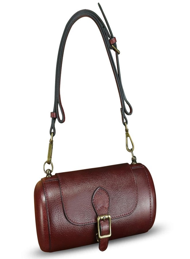 LRTO Genuine Leather Small Purses Shoulder Bag for Women Vintage Handmade Fashion Crossbody Bag Satchel (Coffee) - Image 3