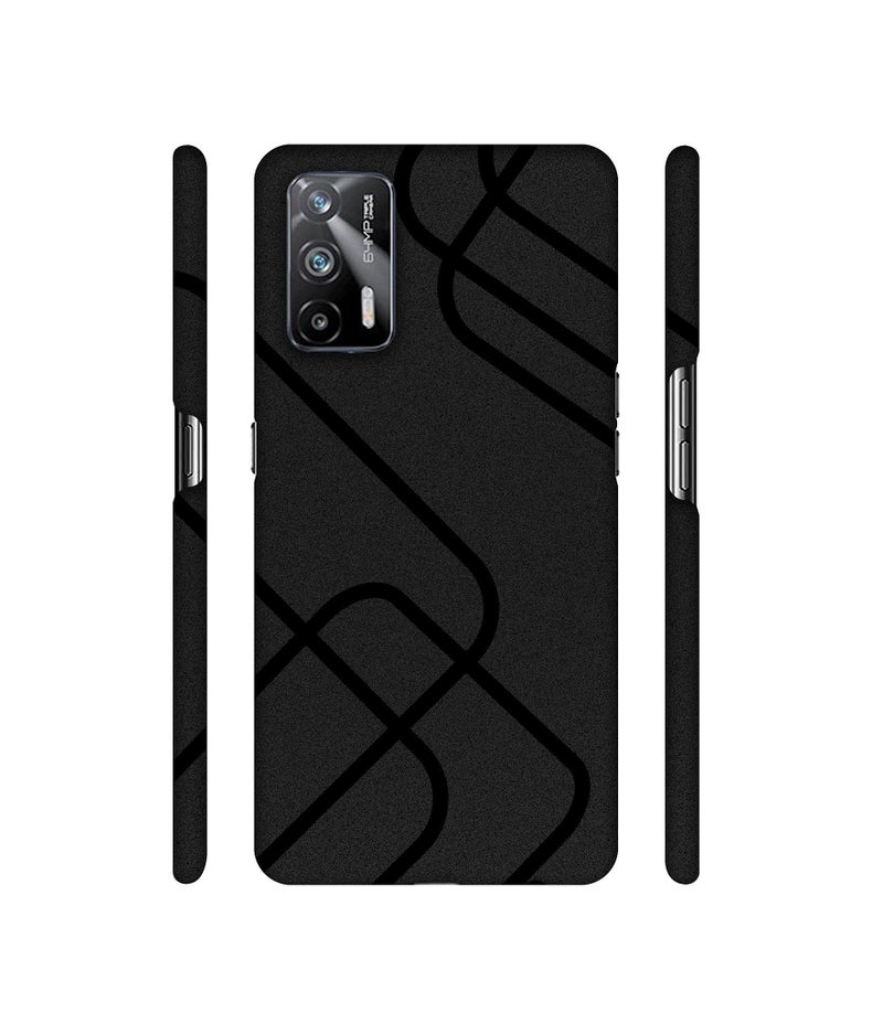 Casotec Zig-Zag Black Line Design 3D Printed Hard Back Case Cover for Realme X7 Max 5G - Image 2