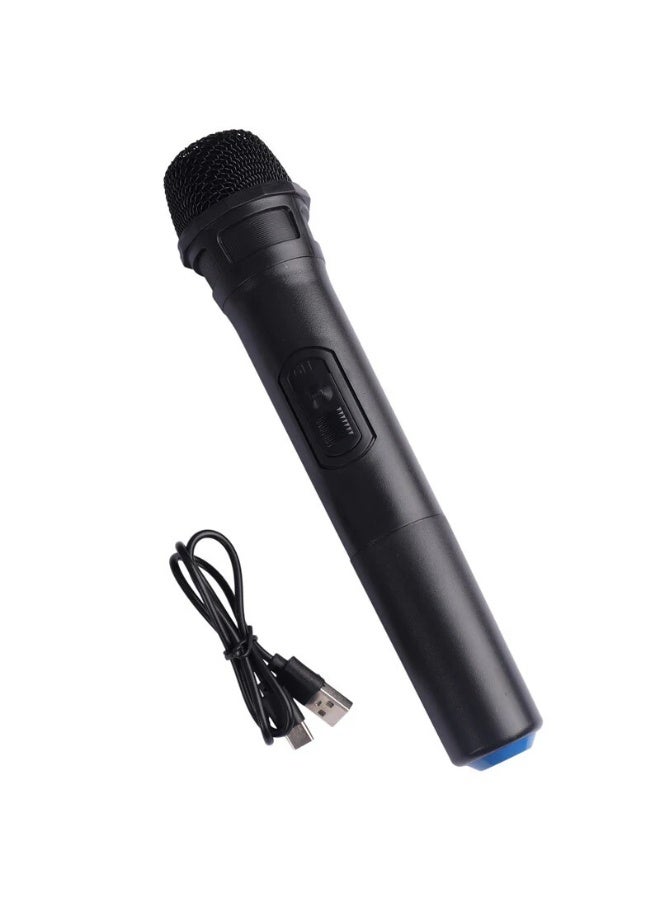 جي تي اس مكبر صوت محمول لاسلكي بتقنية البلوتوث GTS-2129 مكبر صوت محمول عالي الجهير مزود بمنفذ USB وFM وAUX ومصابيح LED بطول 32.8 سم - Image 3