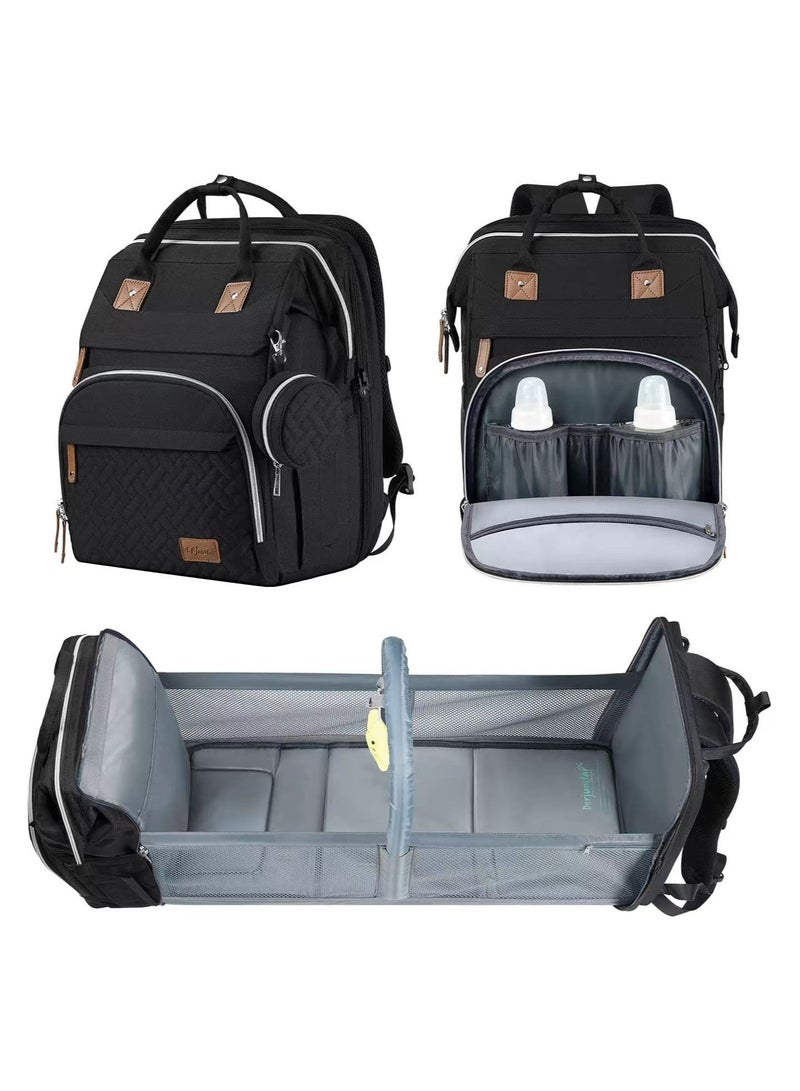 general Large Capacity Waterproof and Stylish Diaper Bag Backpack Essentials Multifunction Travel Back Pack Bags Mommy Bag Tote  - Image 1