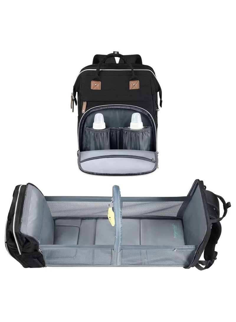 general Large Capacity Waterproof and Stylish Diaper Bag Backpack Essentials Multifunction Travel Back Pack Bags Mommy Bag Tote  - Image 3