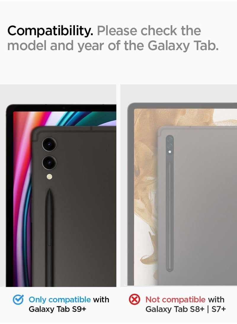 Spigen Glastr Ez Fit Samsung Galaxy Tab S9 PLUS Screen Protector (12.4 inch) Premium Tempered Glass With Auto Align Technology - [Case Friendly]  - Image 2