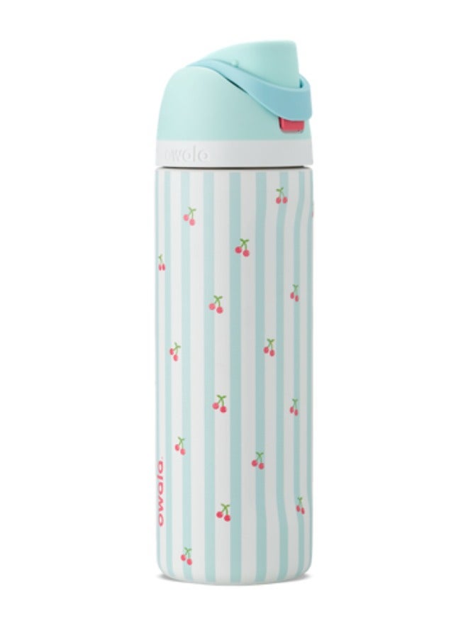 Owala FreeSip Insulated Stainless Steel Water Bottle with Straw for Sports, Travel, and School BPA-Free Sports Water Bottle, 24 oz - Image 1