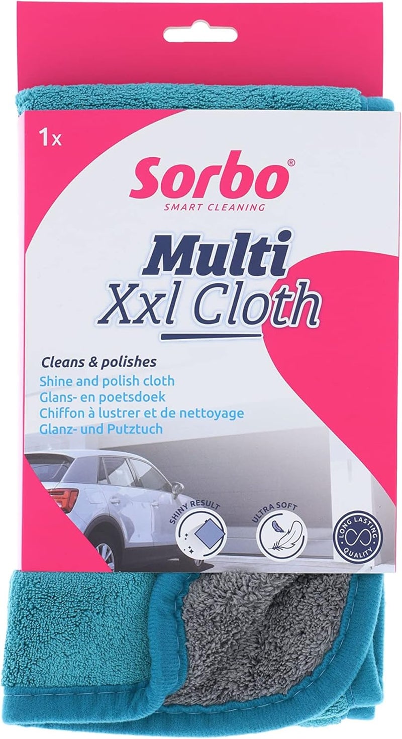 Sorbo Extra Large Microfibre Cleaning Cloth - Ultra Soft & Streak-Free, 30x65cm - Image 1
