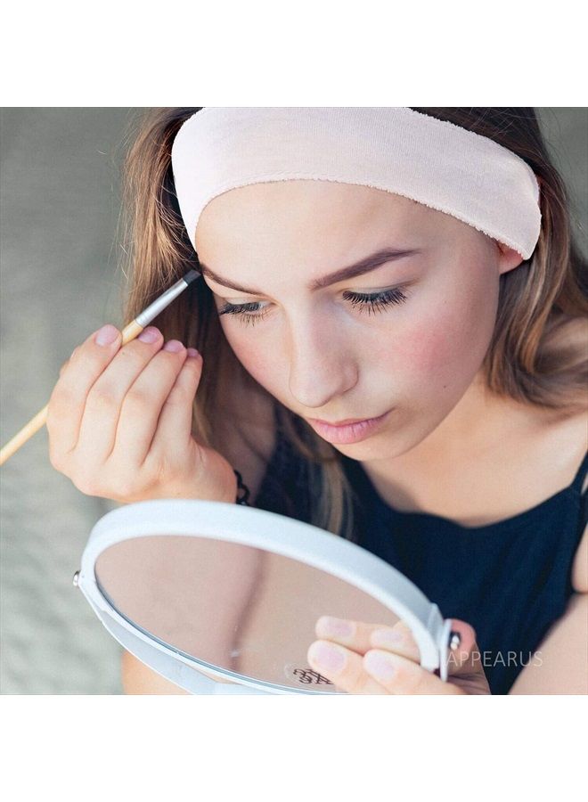 Appearus Disposable Headbands without Closure - APPEARUS Stretch Cotton Cloth Spa Facial Headband (48 Count)  - Image 4
