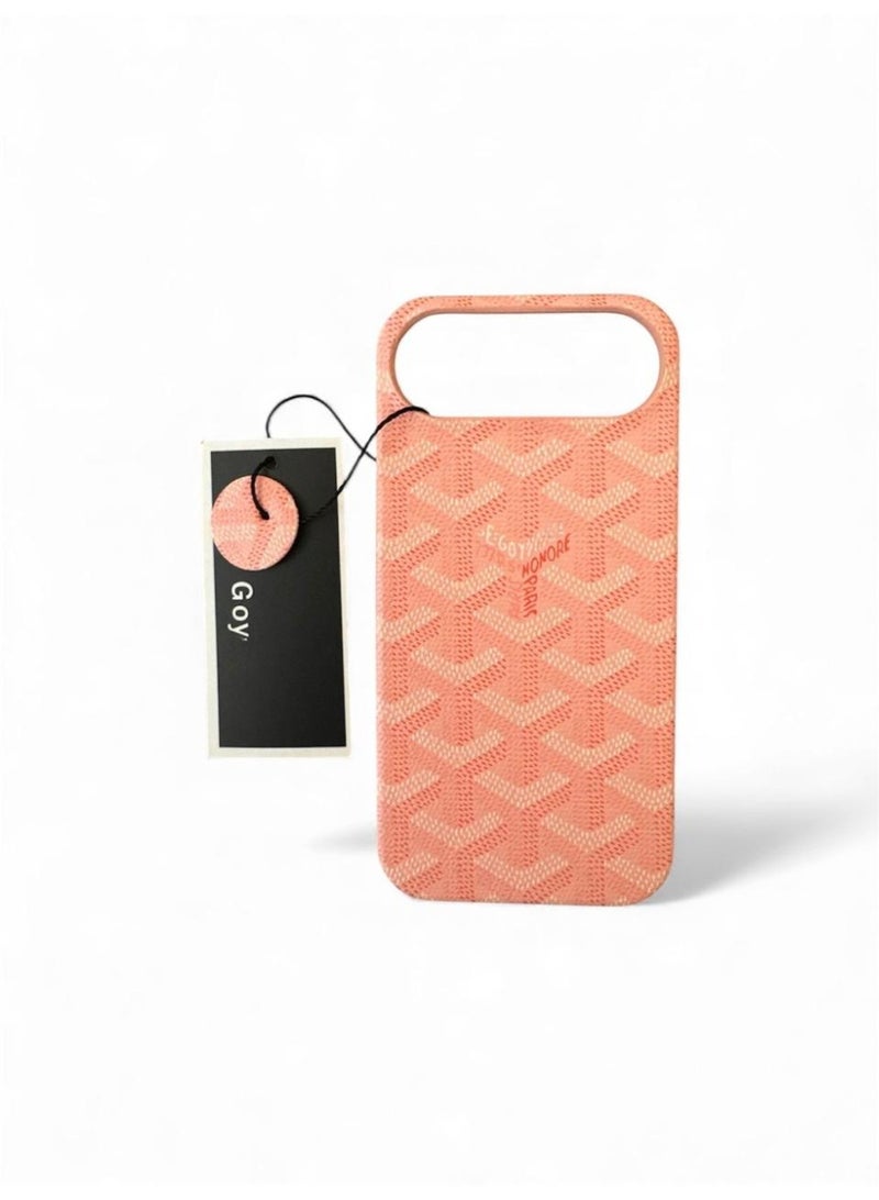 iPhone 17 Air Luxury Patterned Shockproof Case Pink