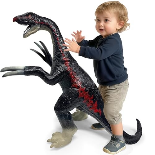 YONGJULE Large Dinosaur Toys 29 Therizinosaurus Soft Dinosaur Toys for Kids 35 Big Inflatable Dino for Boys Girls Toddler Party Favors Birthday Gifts - Image 1