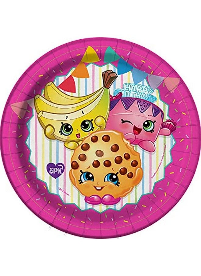 Shopkins Deluxe Girls Birthday Complete Party Pack Decoration Kit For 16  - Image 3