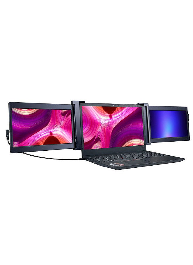 Generic - 13.3 inch Portable Dual-screen Monitor Laptop Expansion Screen 1920*1080 Resolution Easy Installation for 13.3-16.5 inch Laptop - Image 1