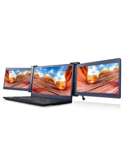 13.3 inch Portable Dual-screen Monitor Laptop Expansion Screen 1920*1080 Resolution Easy Installation for 13.3-16.5 inch Laptop