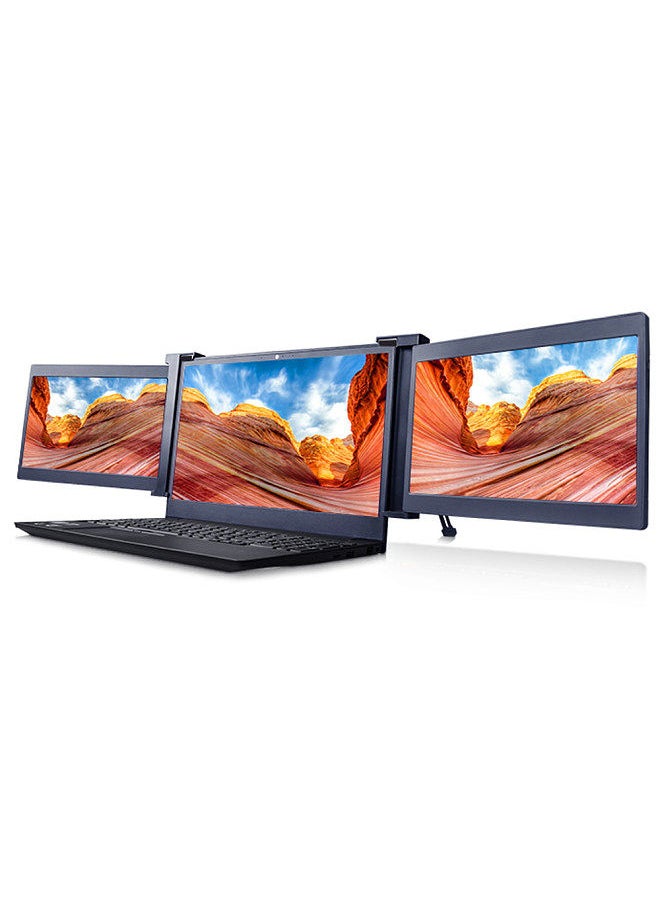 Generic - 13.3 inch Portable Dual-screen Monitor Laptop Expansion Screen 1920*1080 Resolution Easy Installation for 13.3-16.5 inch Laptop - Image 1