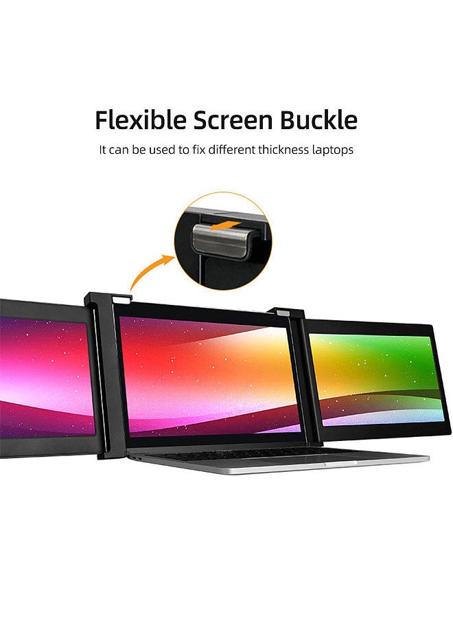Generic - 13.3 inch Portable Dual-screen Monitor Laptop Expansion Screen 1920*1080 Resolution Easy Installation for 13.3-16.5 inch Laptop - Image 1