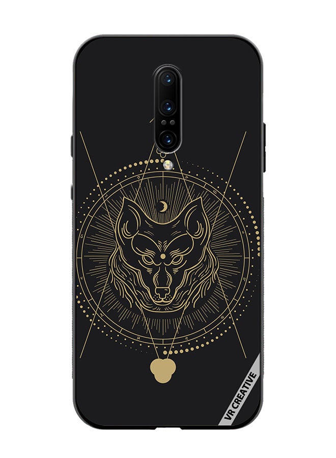 VR CREATIVE Protective Case Cover For OnePlus 7 Pro Wolf Totem Design Multicolour - Image 1