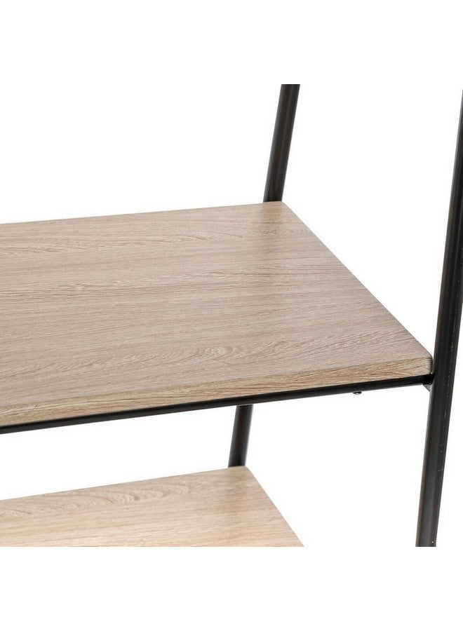 Five Simply Smart Jano Single Rail Clothes Rack with Shelves Brown and Black 164.5 x 46 x 95.5 cm 160406 - Image 3