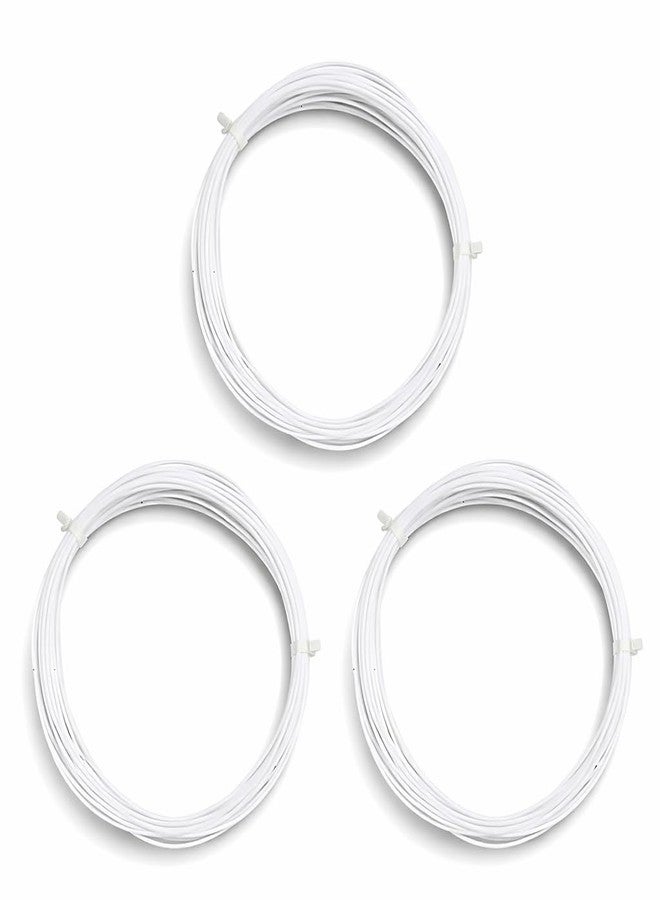 Nextage Badminton String 10 Meter Each - String Replacement Pack of 3 (Total 30m) for Badminton Rackets | Durable Nylon Badminton Gut for Rackets | Ideal for Practice & Training - Image 1