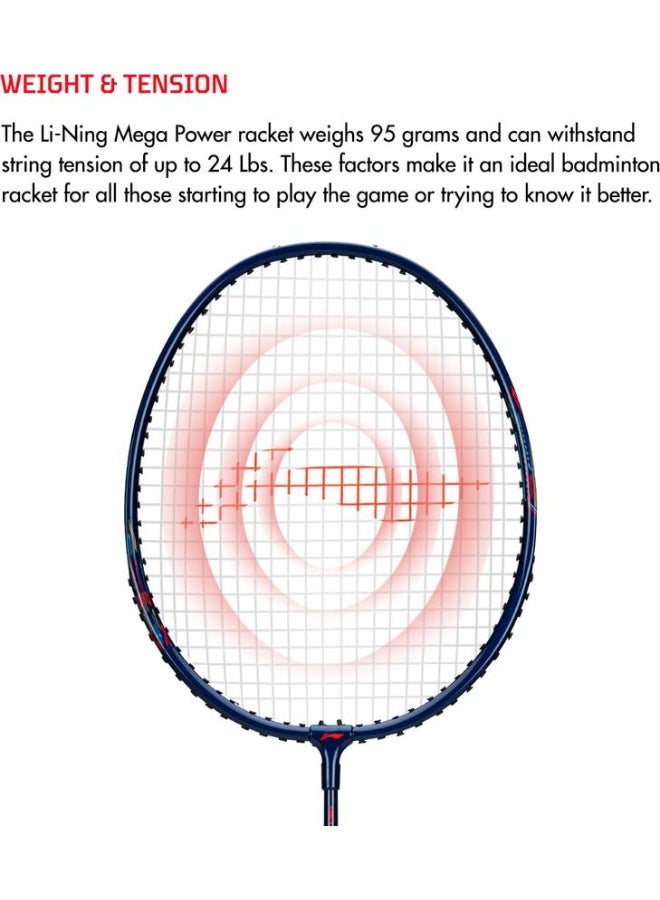 Li-Ning LI-NING Mega Power MP 9 - Pack of 2 + 2 Full Covers Multicolor Strung Badminton Racquet  (Pack of: 4, 90 g) - Image 3