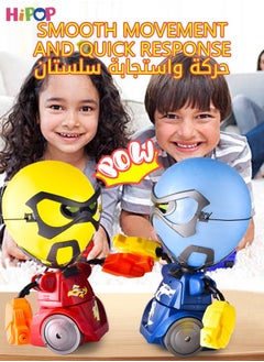 HIPOP Two Pack RC Robots,Kombat Balloon Robots,Boxing Robots Fight To Win! Parent Child Toys,Battle Game  - Image 2