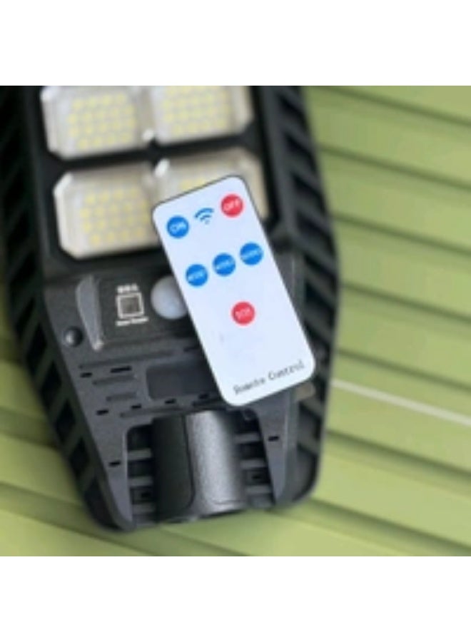 PROMASS Ultra Bright 200W Solar Powered LED Floodlight with Motion Sensor and Remote Control - 144 LED, IP65 Waterproof - Image 4