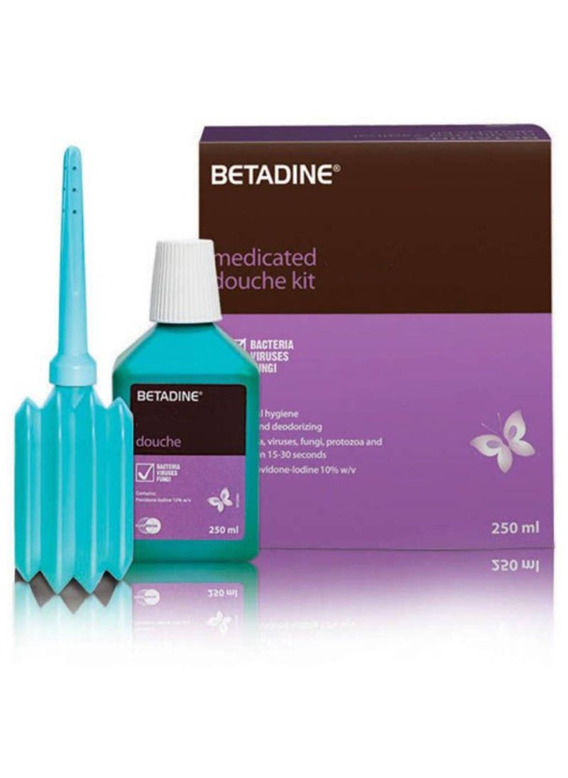 BETADINE Medicated Feminine Douche Kit 250ml 