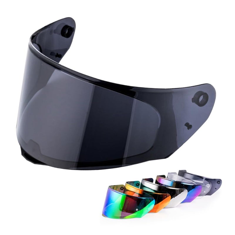 Helmet Shield For AssaultRapidStream Full Face Shield Street Motorcycle Helmet Visor ReplacementBlack