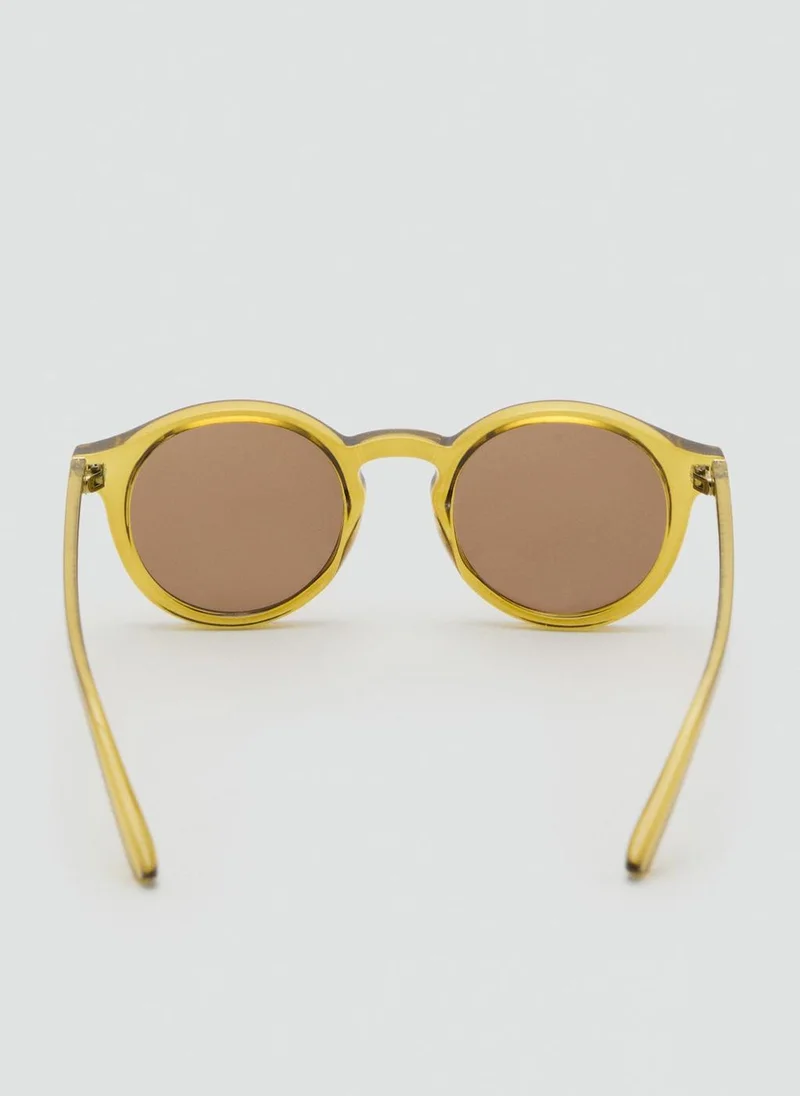 مانجو مان Semi-transparent frame sunglasses