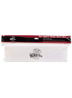 Monster Protectors Monster Protectors Magnetic Five Deck Box - White, Holds 375 Gaming TCGs, Self-Locking Closure, Compatible w Standard & Smaller Size Gaming Trading Cards, Removable Construction  - Image 4