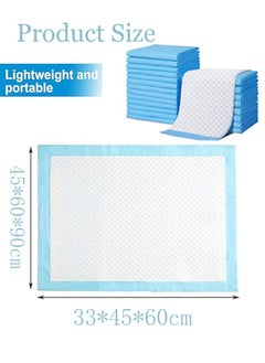 Generic Disposable Changing Pads Incontinence Pads Super 6-Layer Absorbent Protection Leak Proof Bed Covers for Elderly Liquid Urine Accidents M(45*60cm)  - Image 2