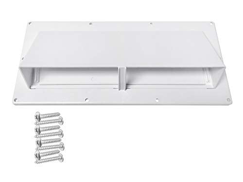 CampN RV Exhaust Vent Cover White  Perfect RV Stove Vent Cover Replacement for Trailers Campers Motorhomes  Easy to Install with Hardware Included