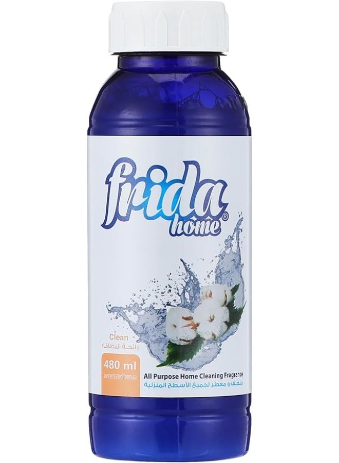 فريدا منظف منزلي من فريدا، برائحة النظافة مناسب لجميع الأسطح المنزلية، 480 ملليلتر - Image 1