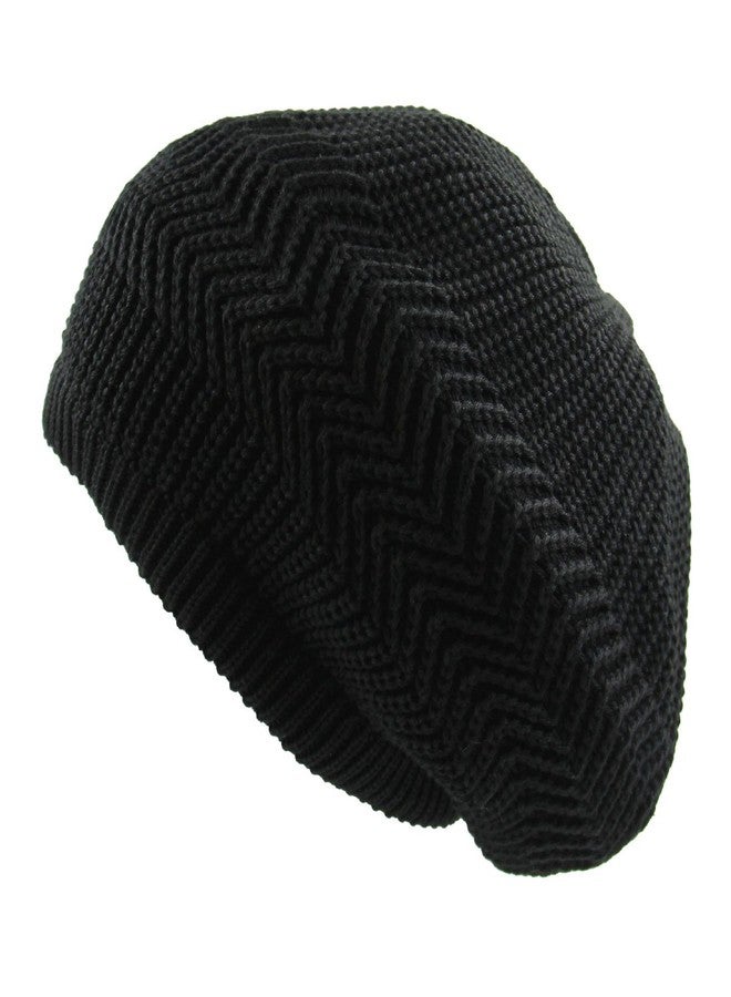 RW Unisex Cotton Classic Rasta Beanie Tam (Black) - Image 1