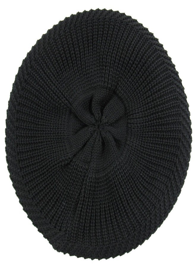 RW Unisex Cotton Classic Rasta Beanie Tam (Black) - Image 2