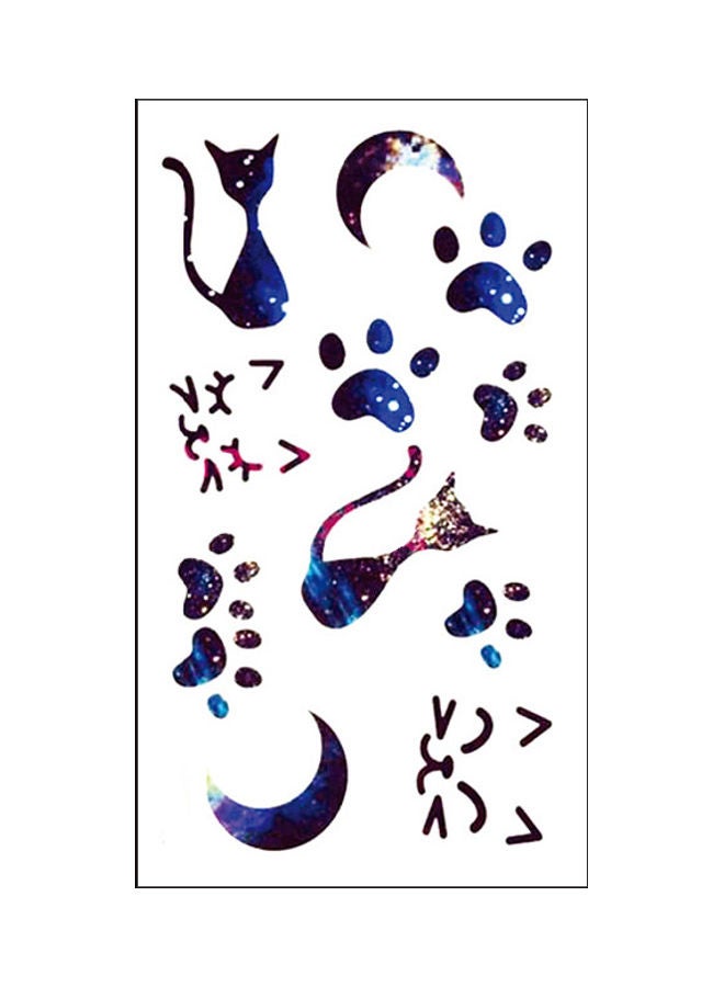 NIBEMINENT Waterproof Fashionable Temporary Tattoo Sticker Multicolour - Image 1